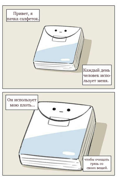 Пачка салфеток